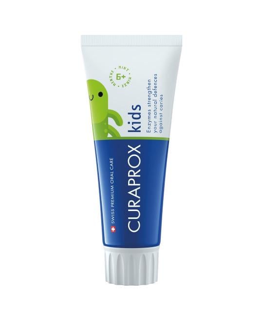 Зубна паста дитяча Curaprox kids м'ята 60 мл 6+ (2738364179)