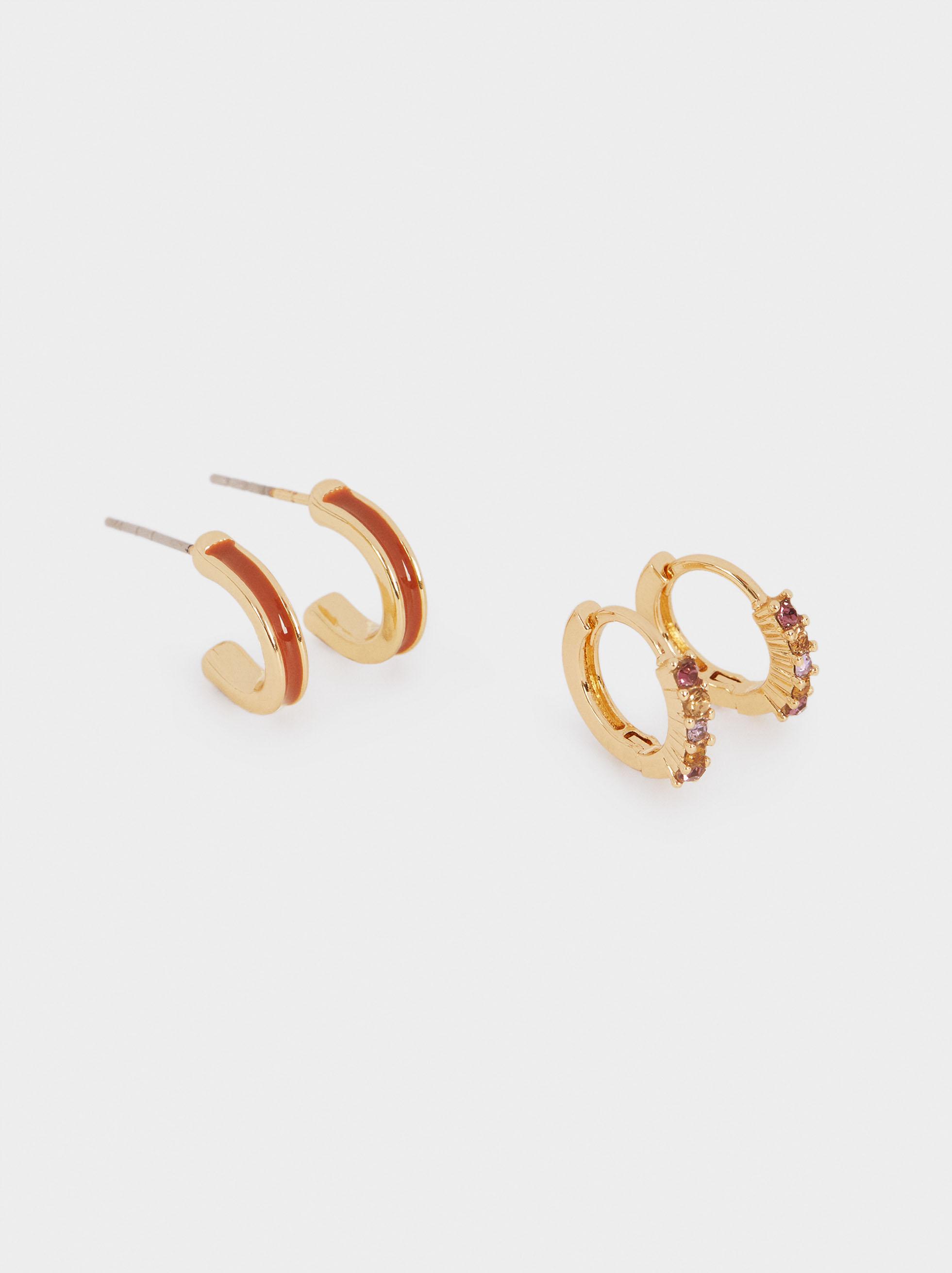 Женские серьги Parfois 185504 ONE Золотой