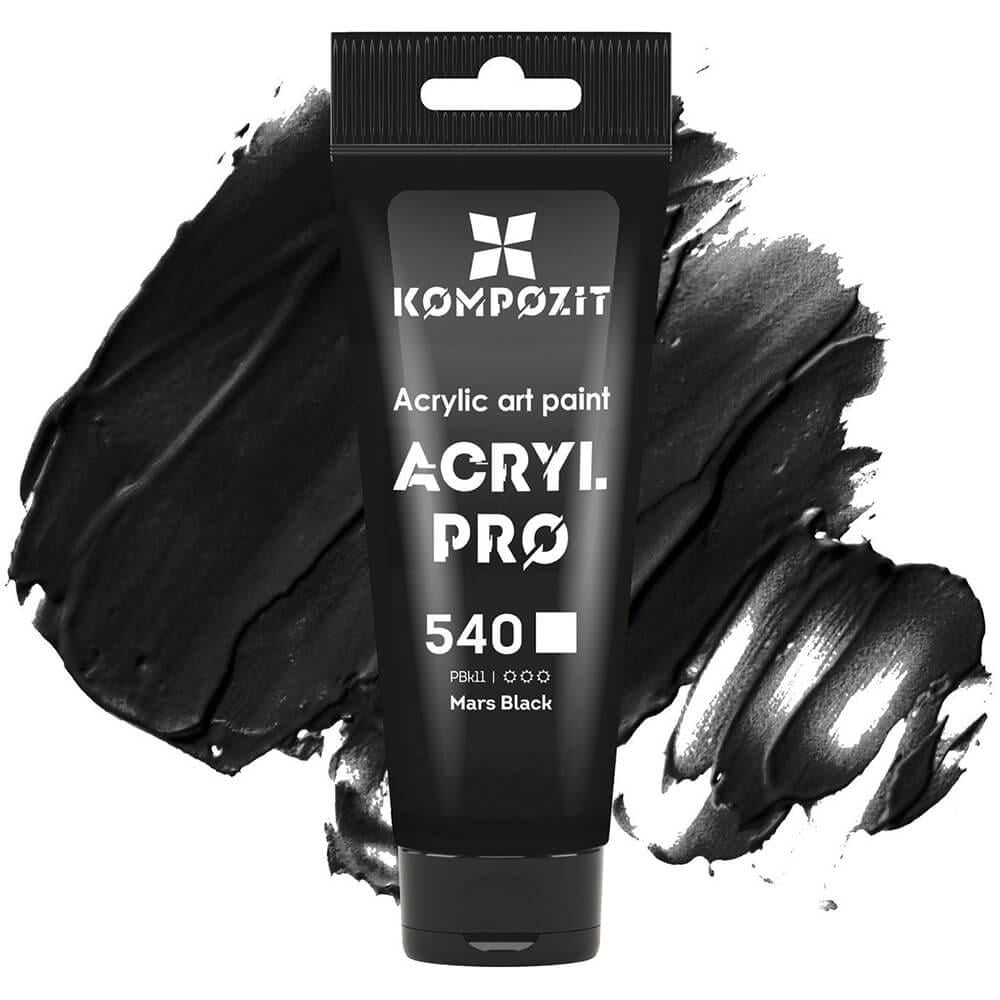 Акрилова фарба ART Kompozit 540 75 мл Марс чорний (59540) - фото 1 Акрилова фарба ART Kompozit 540 75 мл Марс чорний (59540) - фото 1