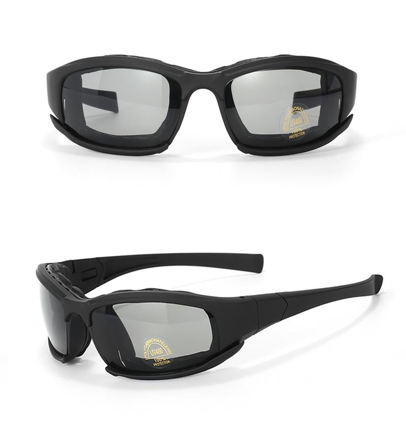 Окуляри сонцезахисні зі змінними лінзами X7 Чорний (15128769) - фото 4