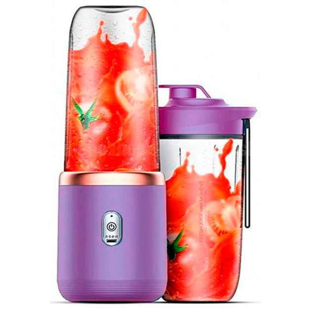 Соковыжималка электрическая 9241 USB 400 мл Фиолетовый (30084568)