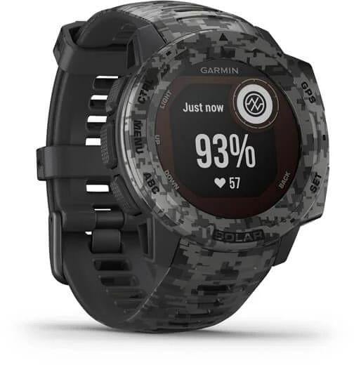 Смарт-годинник Garmin Instinct Solar Graphite Camo (010-02293-05/010-02293-15)
