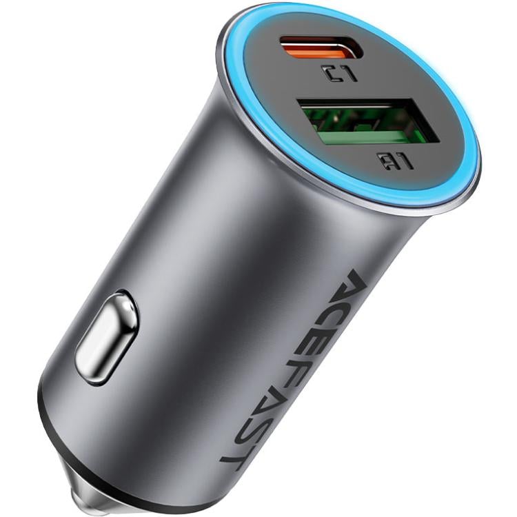 Зарядное устройство для автомобильное для Acefast B16 95W Type-C/USB/cable Type-C Grey (6974316285304) Зарядное устройство для автомобильное для Acefast B16 95W Type-C/USB/cable Type-C Grey (6974316285304)