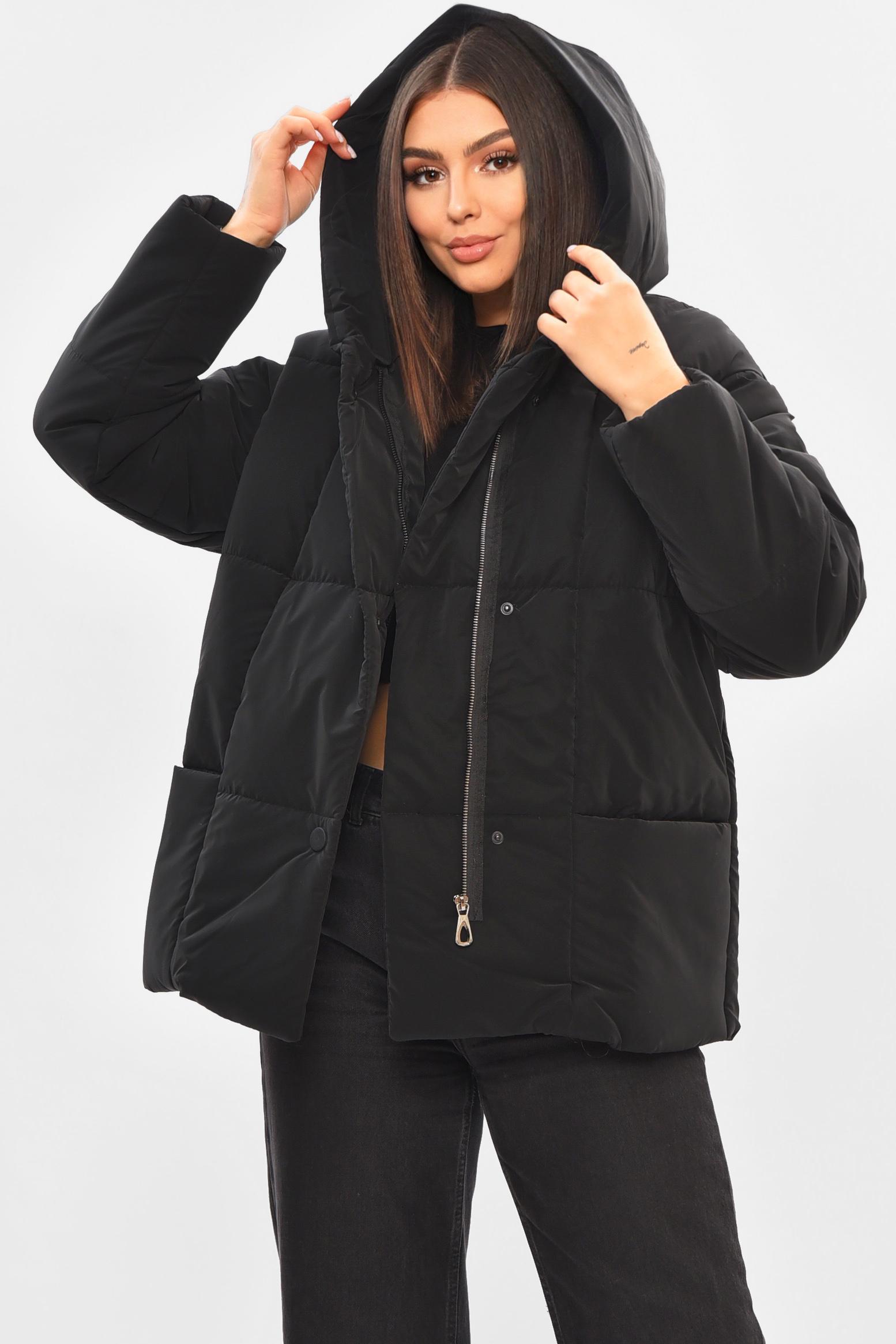 Куртка женская демисезонная M Черный (205470)