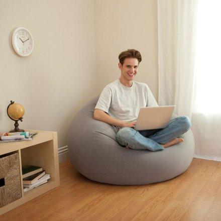 Кресло надувное Intex 68579-2 с ручным насосом и подушкой 107х104х69 см (D-2019091814) - фото 3