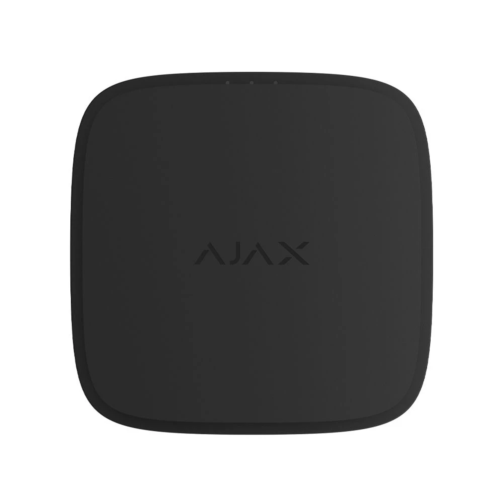 Пожарный извещатель точечный беспроводной тепловой адресный Ajax EN54 FireProtect Heat Jeweller Black