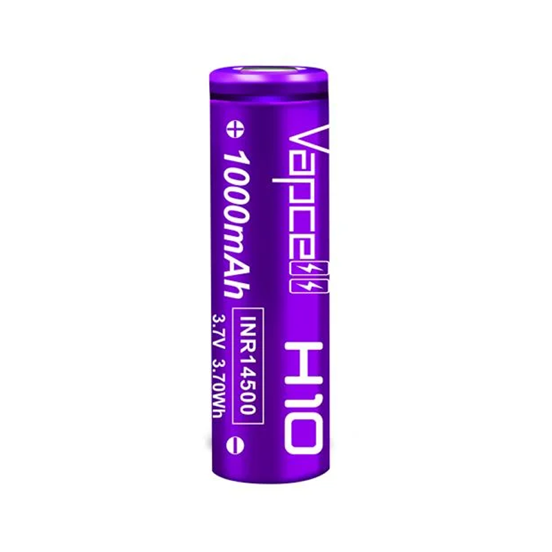 Акумулятор VapCell 14500/AA Li-Ion INR14500 H10 1000 mAh 10A 4,2/3,6/2,5V Purple (25993920) Акумулятор VapCell 14500/AA Li-Ion INR14500 H10 1000 mAh 10A 4,2/3,6/2,5V Purple (25993920)