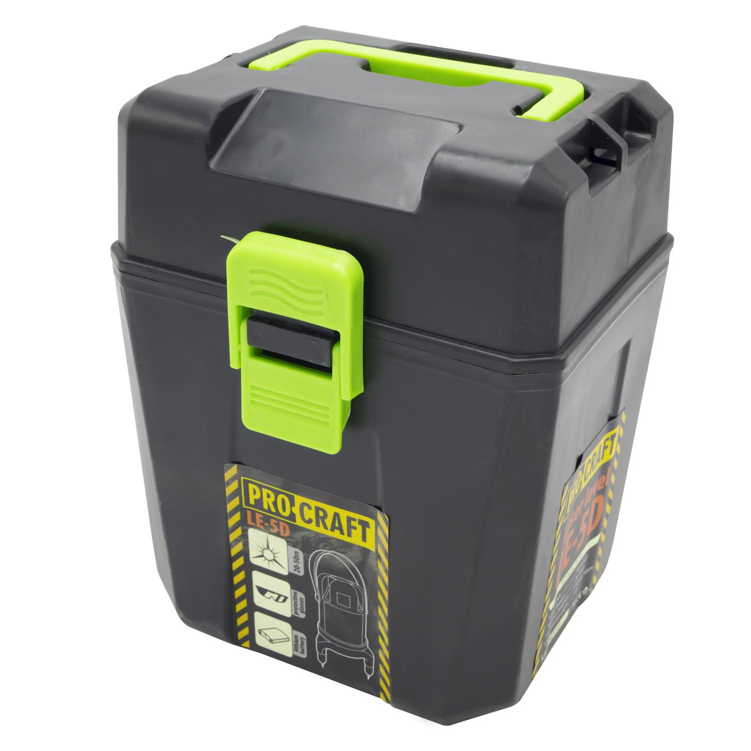 Уровень лазерный Procraft LE-5D с зеленым диодом (000033) - фото 8