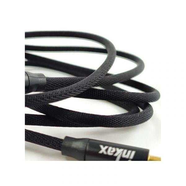 Аудиокабель Inkax AUX 3,5 мм 3pin в тканевой оплетке - фото 4