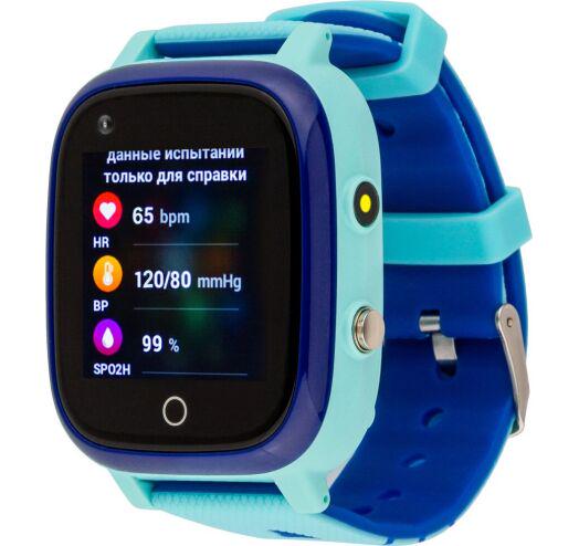 Смарт-годинник дитячий водонепроникний AmiGo GO005 4G WIFI Thermometer Blue - фото 2