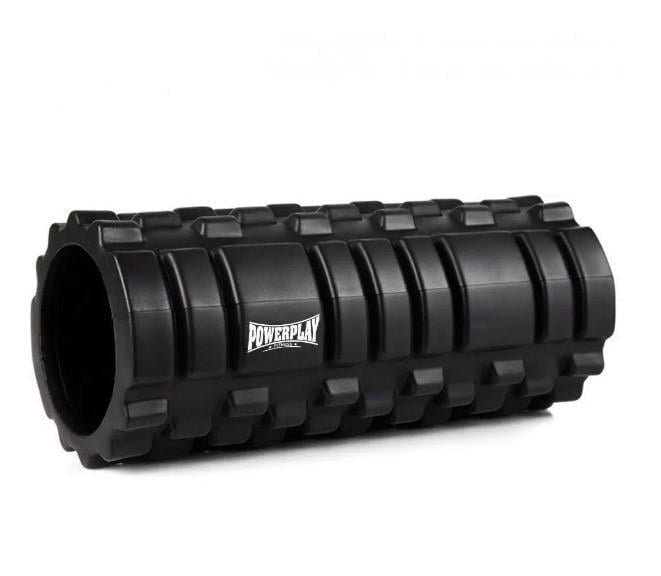 Массажный ролик PowerPlay 4025 Massage Roller 33x14 см Черный (60798)