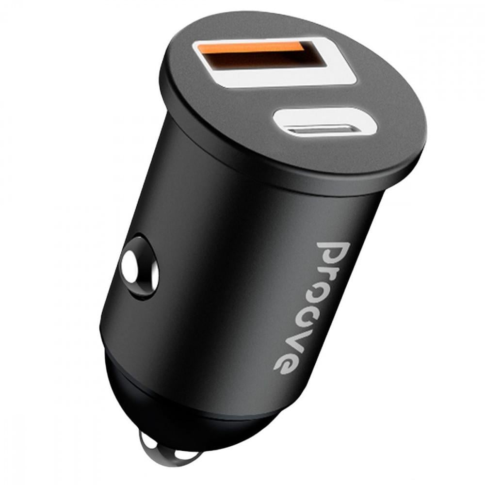 Зарядное устройство Proove Tiny Power 30 W Type-C/USB Black Зарядное устройство Proove Tiny Power 30 W Type-C/USB Black