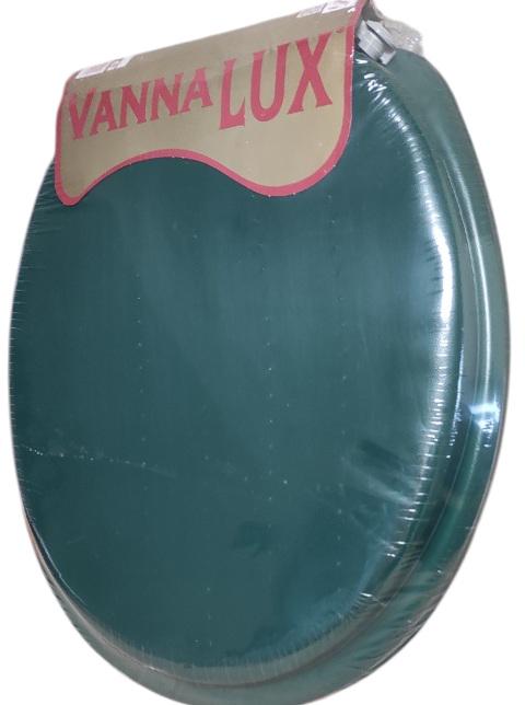 Сидение для унитаза мягкое Vanna Lux однотонное Темно-зеленый (000031500)