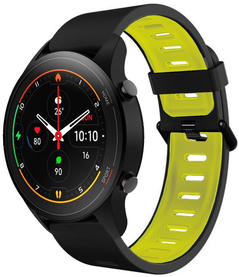 Ремешок Traf для Xiaomi Mi Watch Black-Yellow (23113)