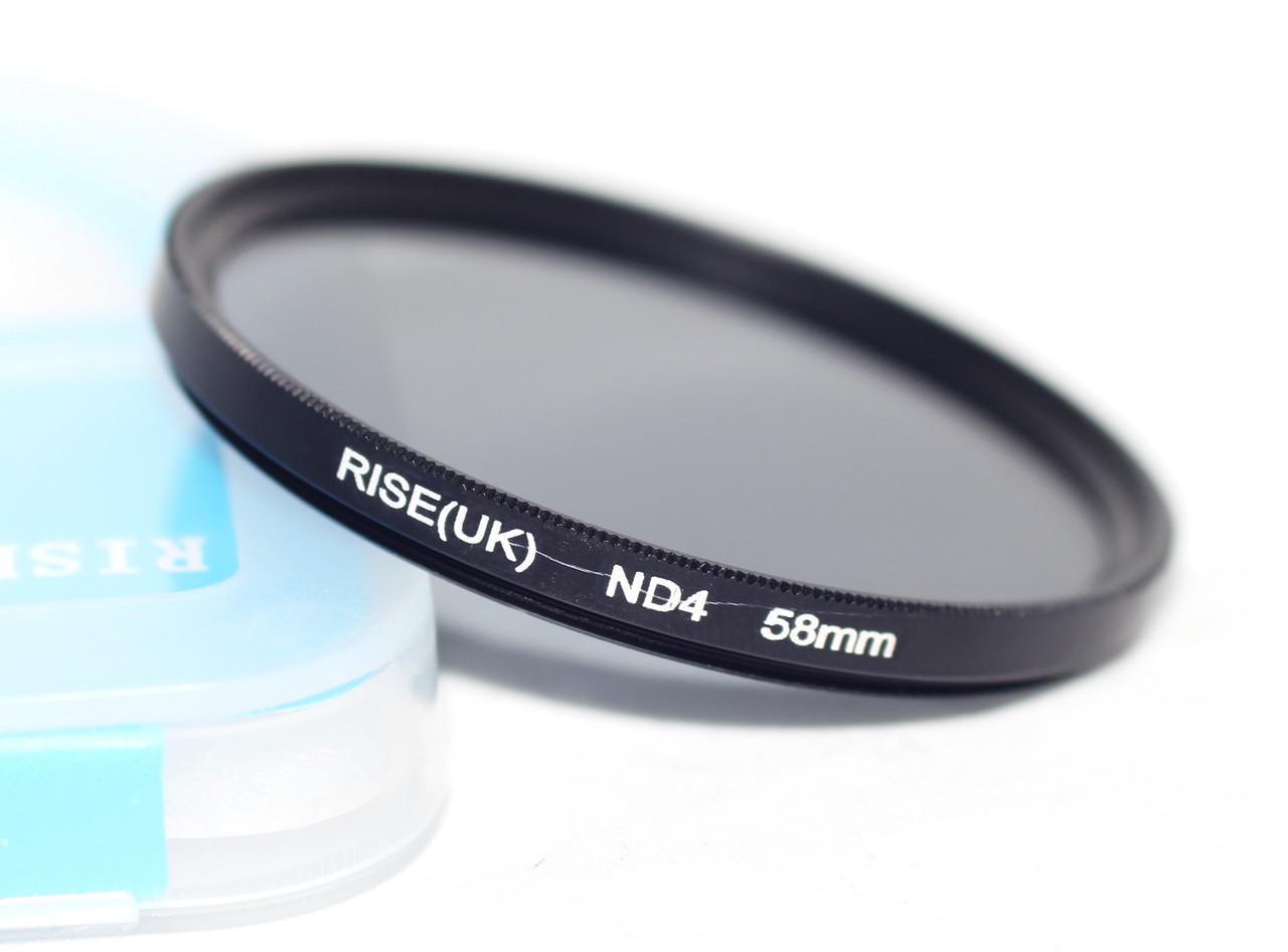 Светофильтр Rise UK ND4 58 мм