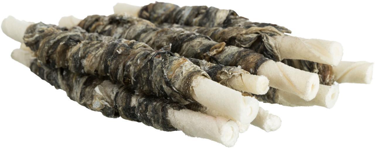 Лакомство для собак Trixie Denta Fun Палочка для чистки зубов с рыбой 12 см 75 г 10 шт./уп. (1789920261)