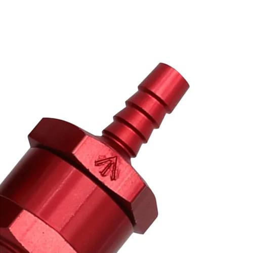 Зворотний клапан для паливного насоса 6 мм направлений алюміній Red (927176) - фото 3 Зворотний клапан для паливного насоса 6 мм направлений алюміній Red (927176) - фото 3