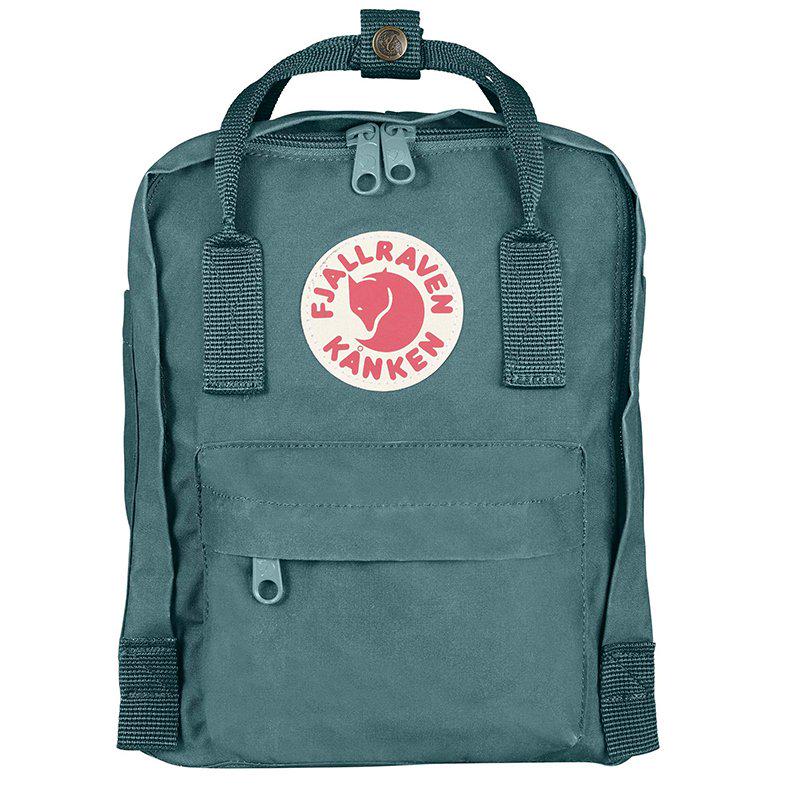 Городской рюкзак Fjallraven Kanken Mini 7 л Frost Green (23561.664)