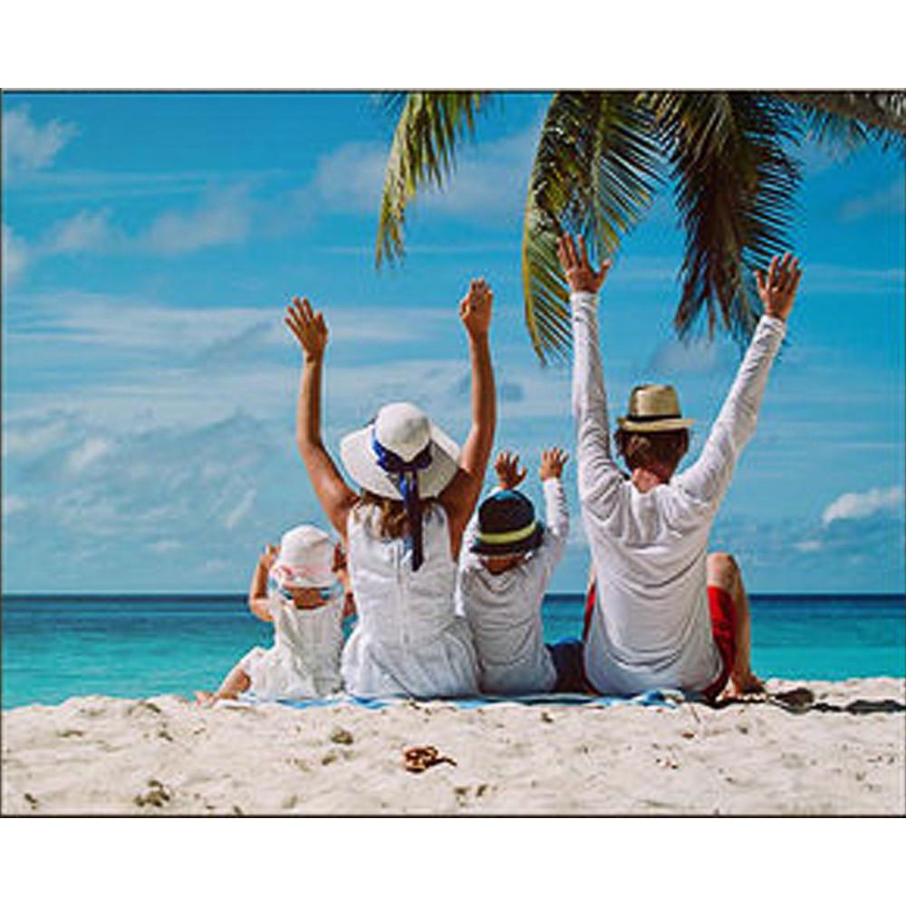 Алмазная мозаика Strateg Семейный отдых 30х40 см (HEG86869)