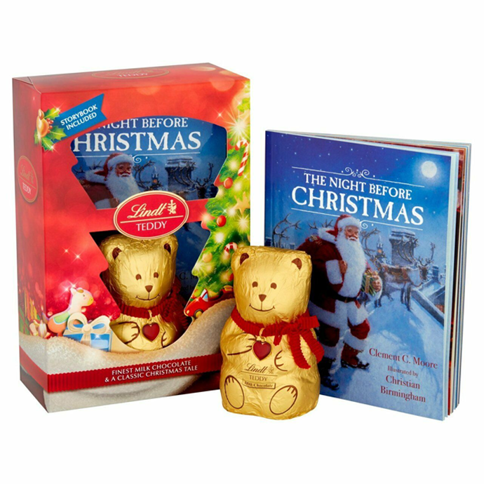 Подарочный набор Lindt Teddy & Storybook Classic Christmas Tale 100 г (1443)