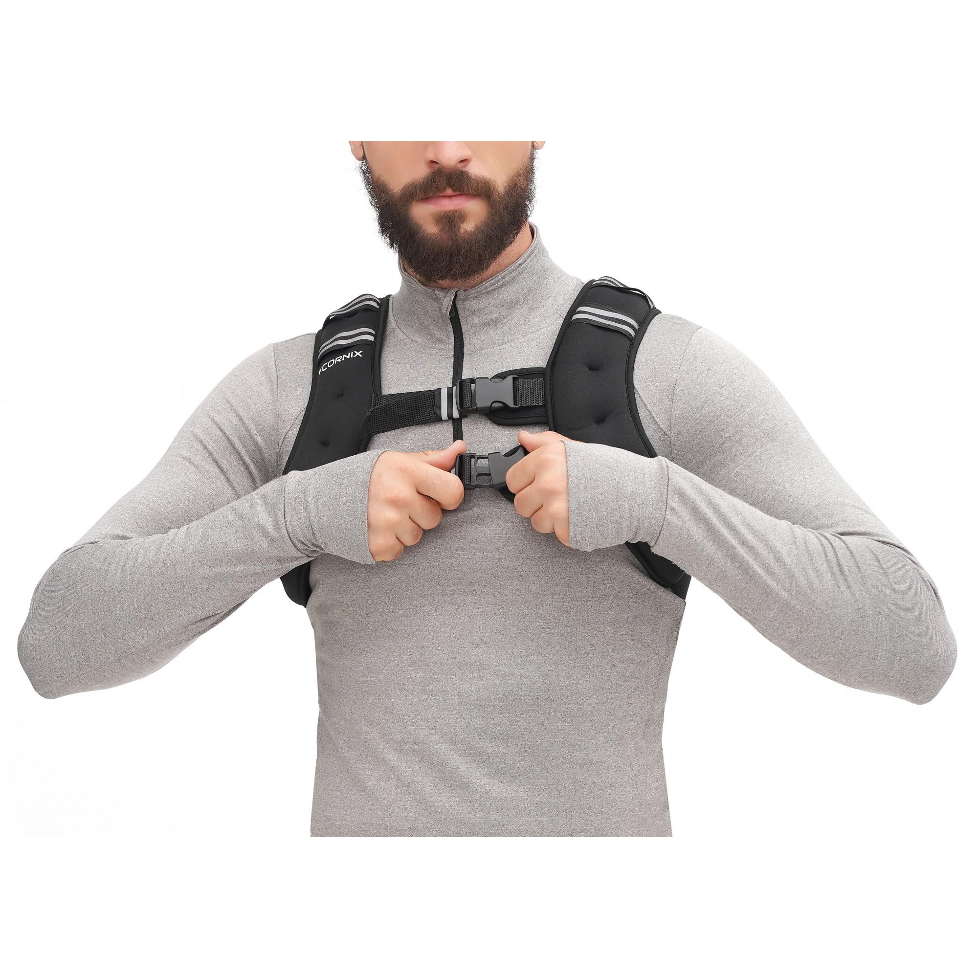 Жилет-обтяжувач для тренувань Cornix Weight Vest XR-0343 5 кг Black (55781) - фото 3