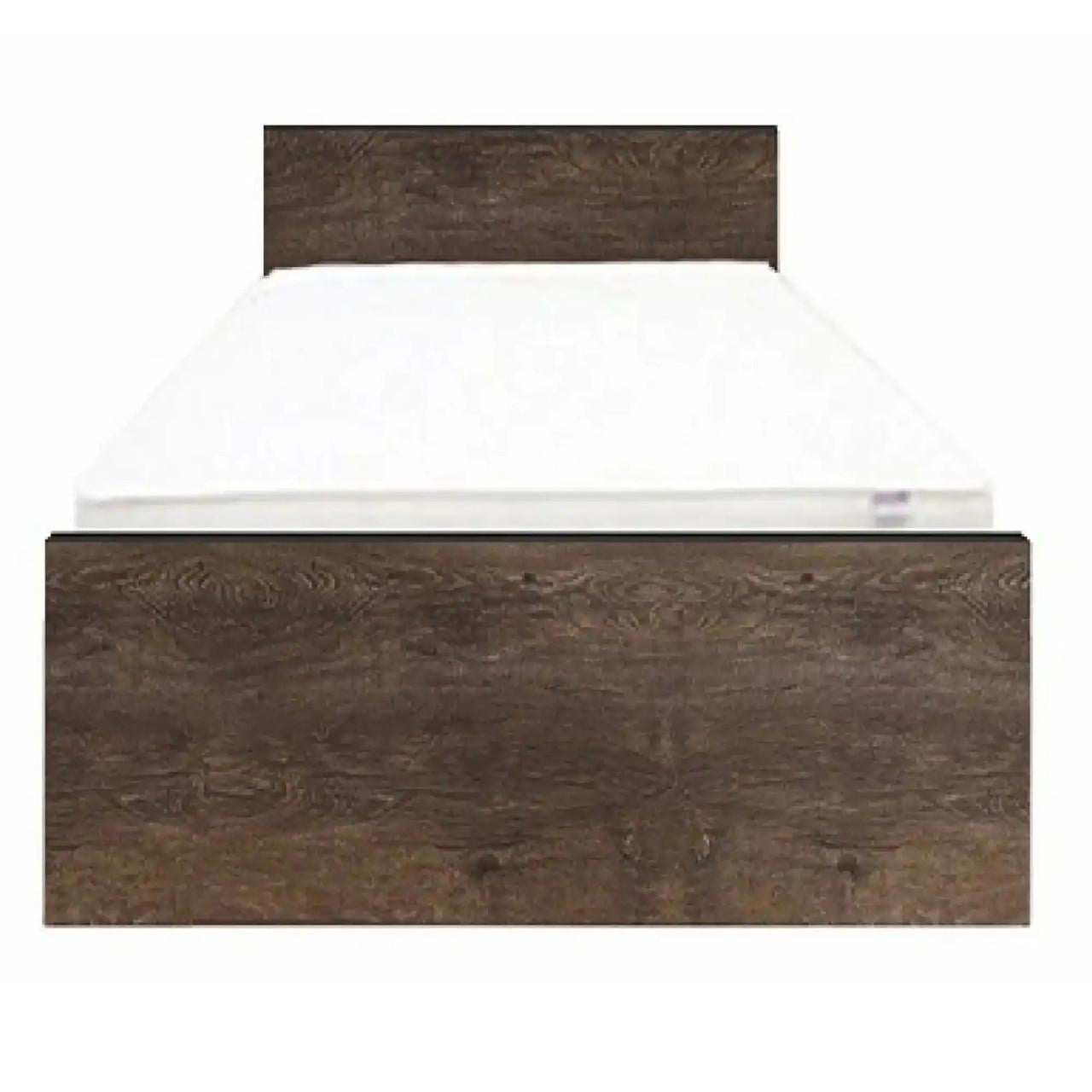 Кровать односпальная ВМК БРВ Джули LOZ/90 без основания под матрас 90x200 см Венге магия/Дуб Конкордия (BRW-1536)