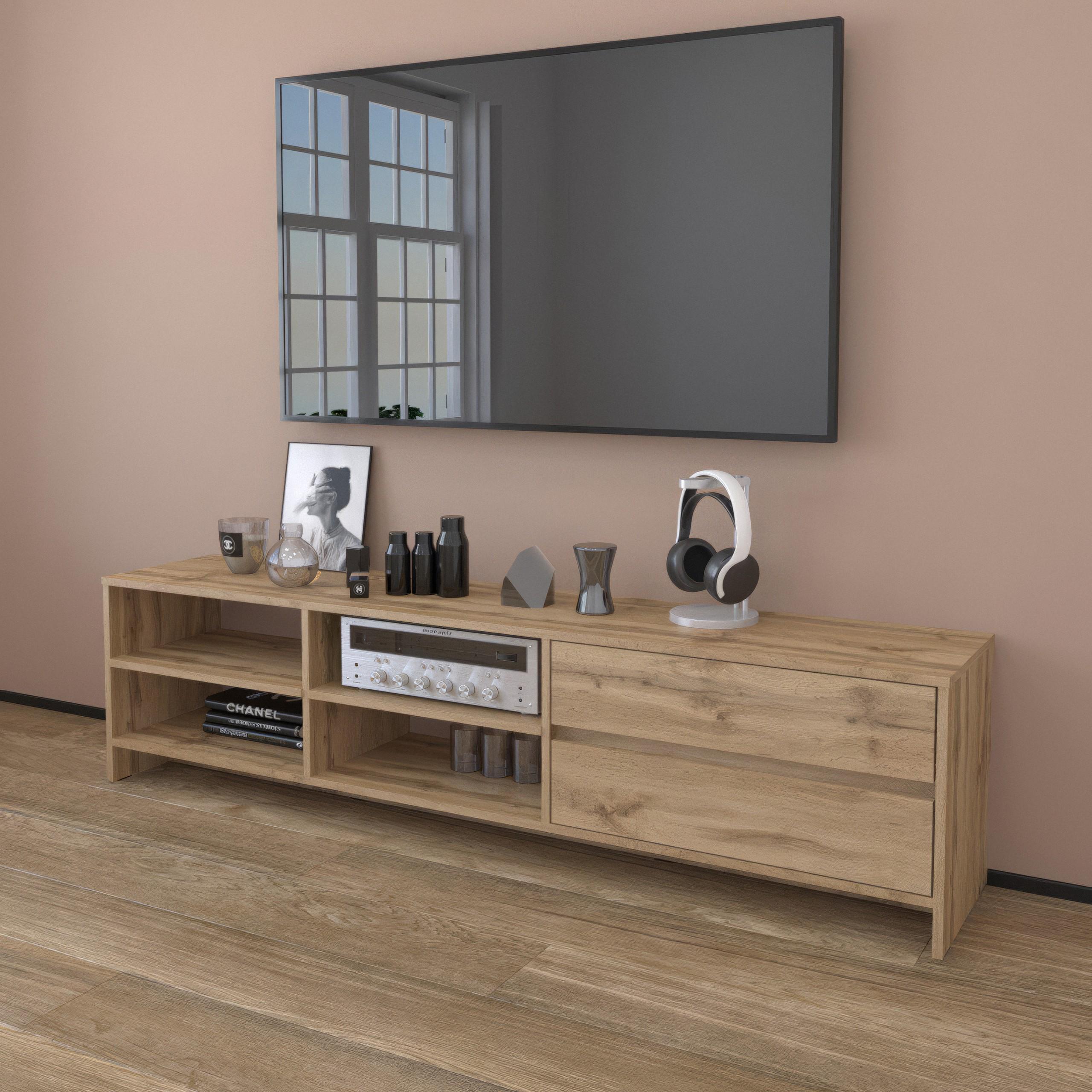 Тумба під телевізор Beskyd 180 1800x352x450 мм Дуб Аппалачі