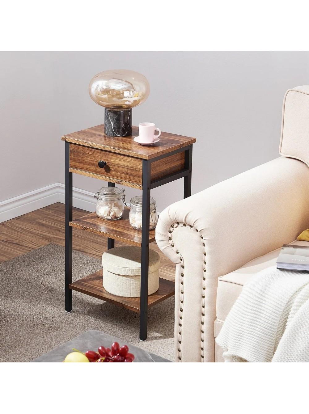 Тумбочка прикроватная высокая MSM VECELO (a105) - фото 3 Тумбочка прикроватная высокая MSM VECELO (a105) - фото 3