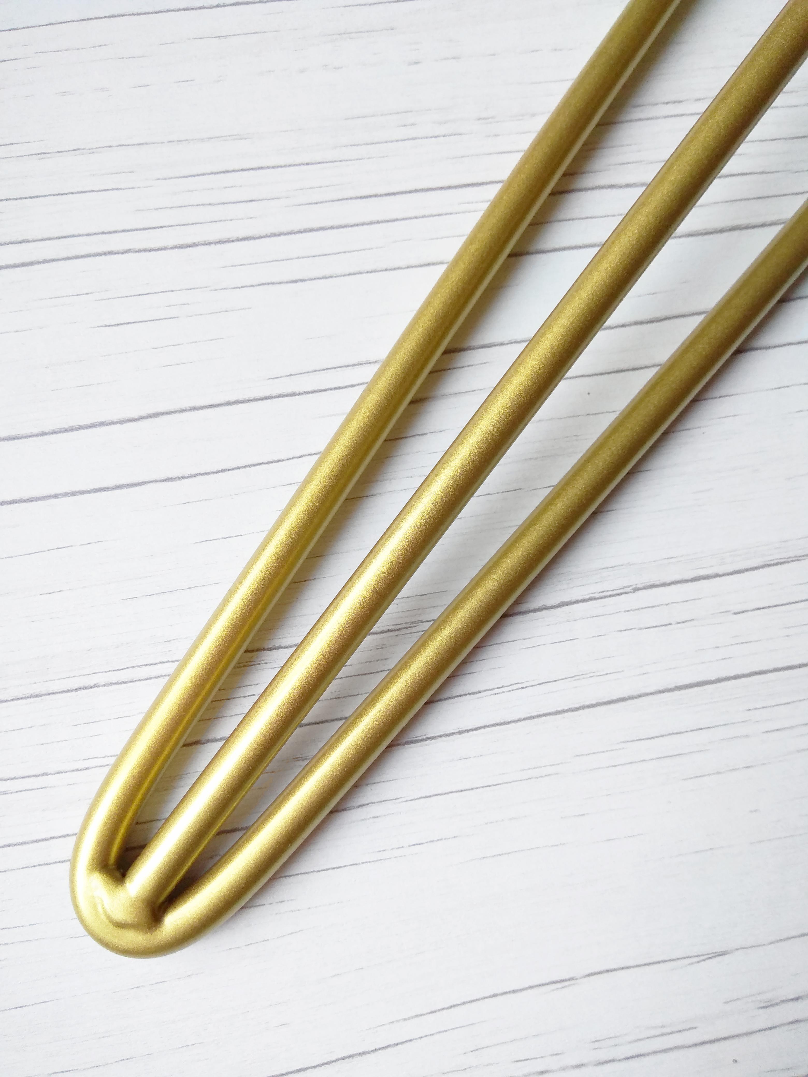 Ножка-шпилька для стола из металла 730 мм Золотой (1113) - фото 4 Ножка-шпилька для стола из металла 730 мм Золотой (1113) - фото 4