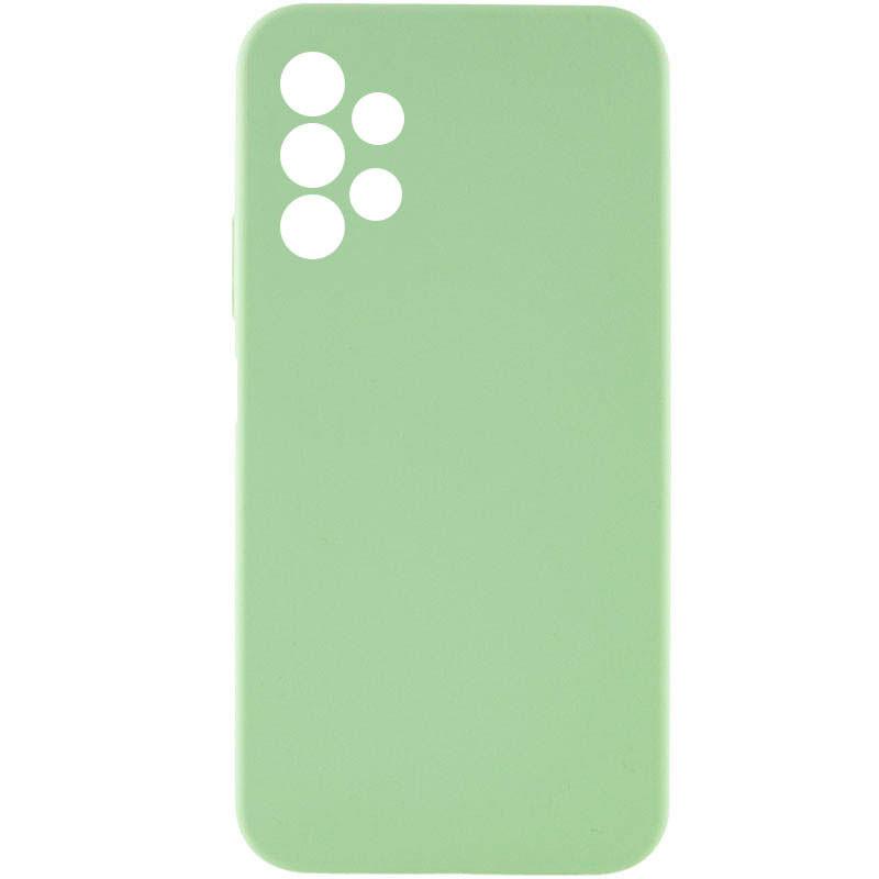 Противоударный чехол Silicone Cover Lakshmi Full Camera (AAA) для Samsung Galaxy A32 4G    МЯТНЫЙ / MINT