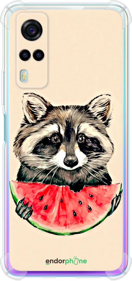 Чехол на Vivo Y31 Енотик с арбузом (4605sp-584-42517) Чехол на Vivo Y31 Енотик с арбузом (4605sp-584-42517)