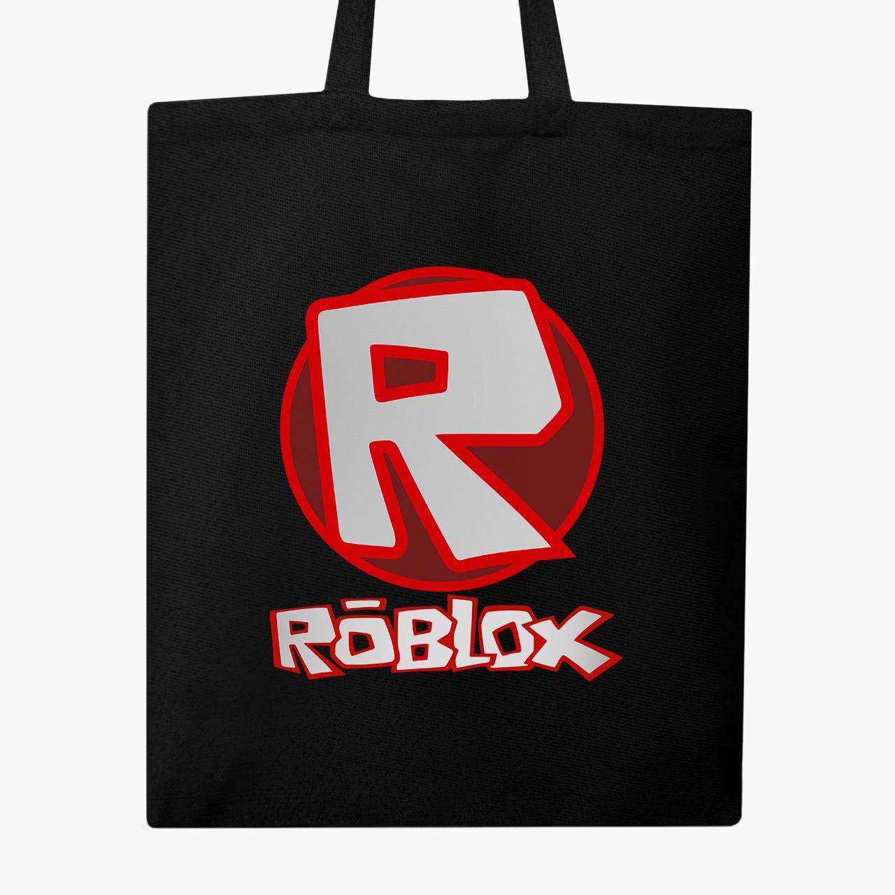 Эко сумка шоппер Roblox 41х35 см Черный (9227-1708-BK) - фото 4