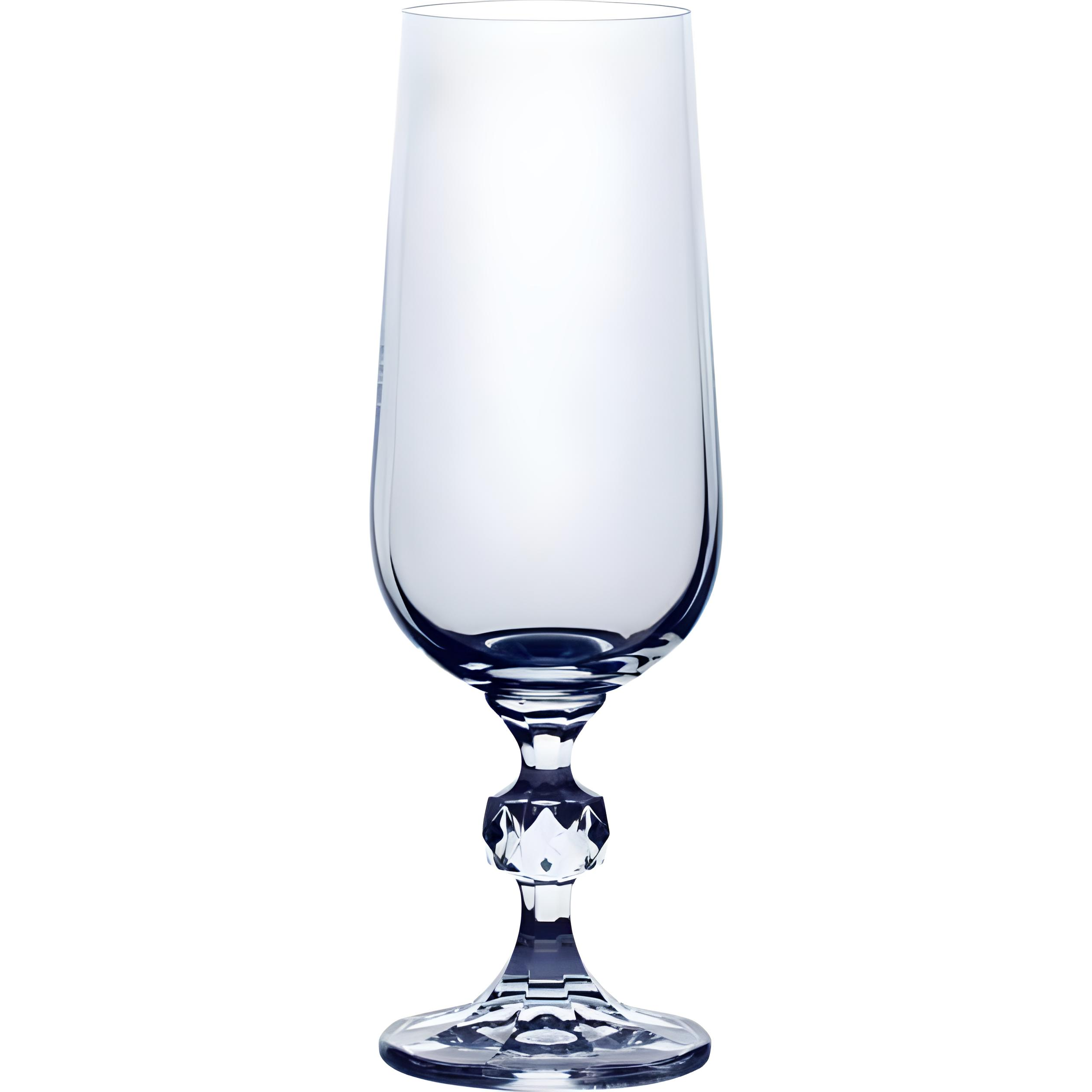 Фужеры Bohemia Claudia для шампанского 180 мл 6 шт. (1575) - фото 1