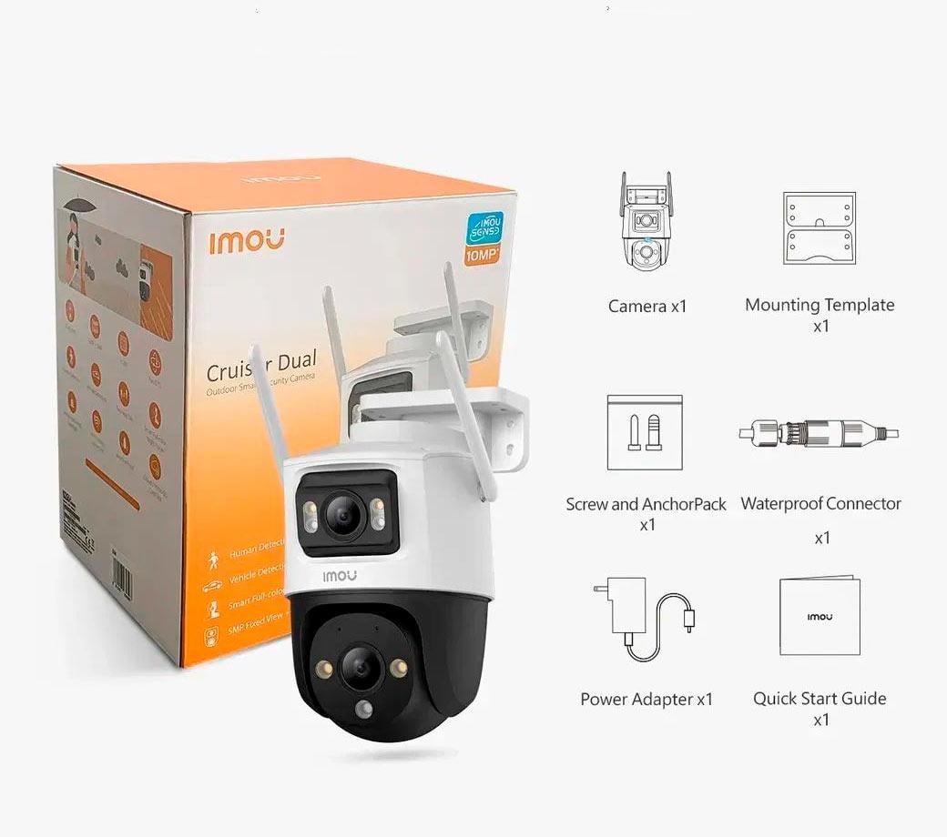 Камера видеонаблюдения IP IMOU Cruiser Dual 8MP Wi-Fi (2232611003) - фото 5