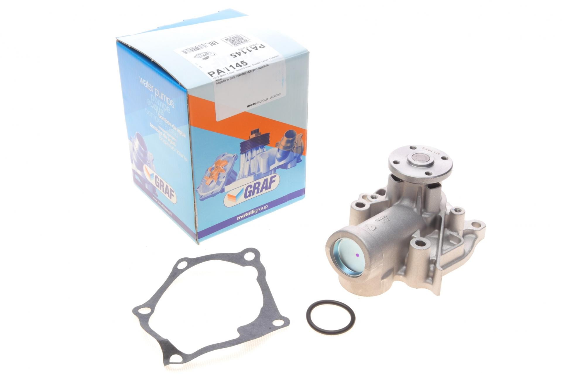 Помпа води Graf Mitsubishi Lancer VII/Outlander I 2.4/2.4 4WD 03-07/Galant VII 2.4 03- 8 лоп PA1145 (25589563)