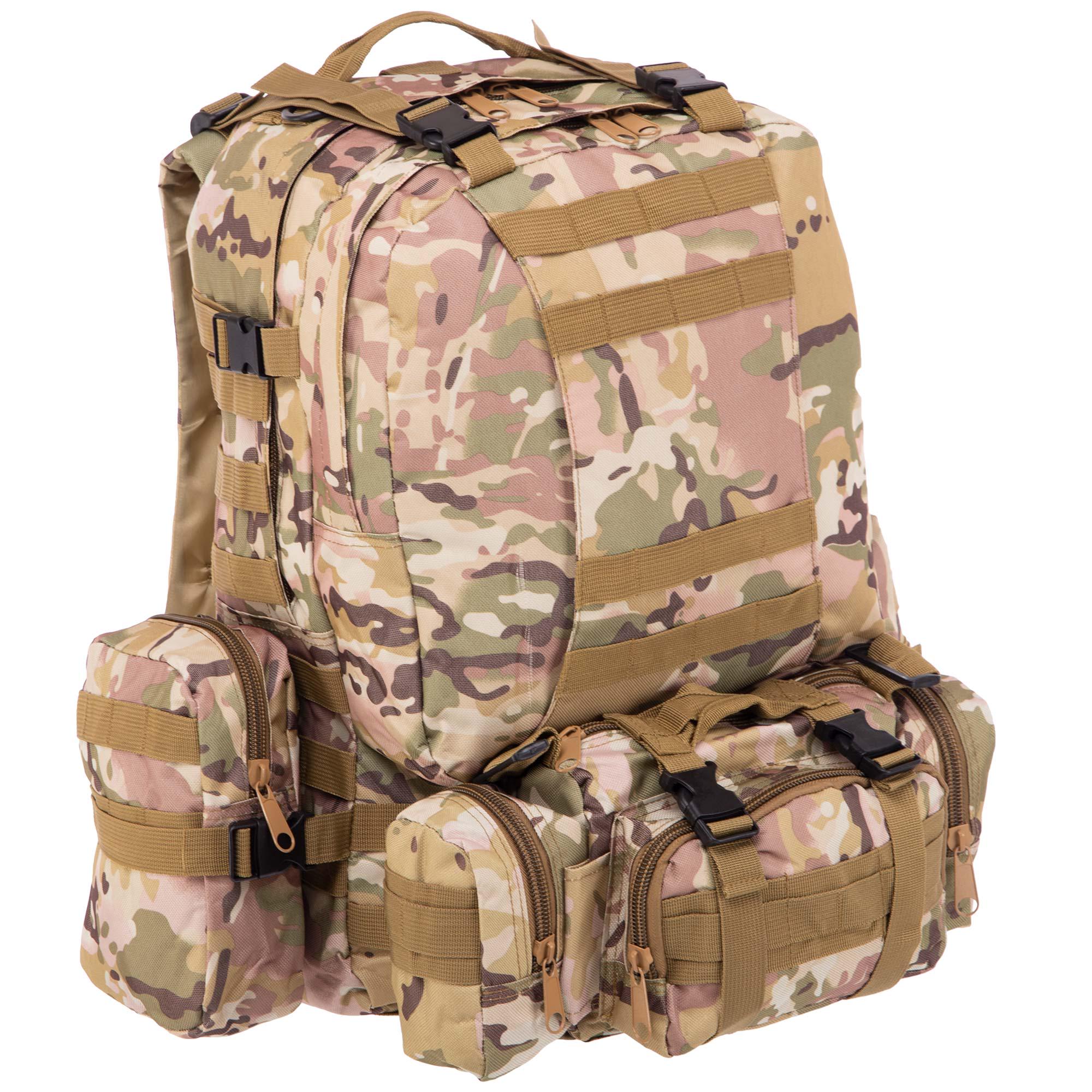Рюкзак рейдовый SP-Sport 50х34х15+10 см 55 л Камуфляж Multicam (ZK-5504)