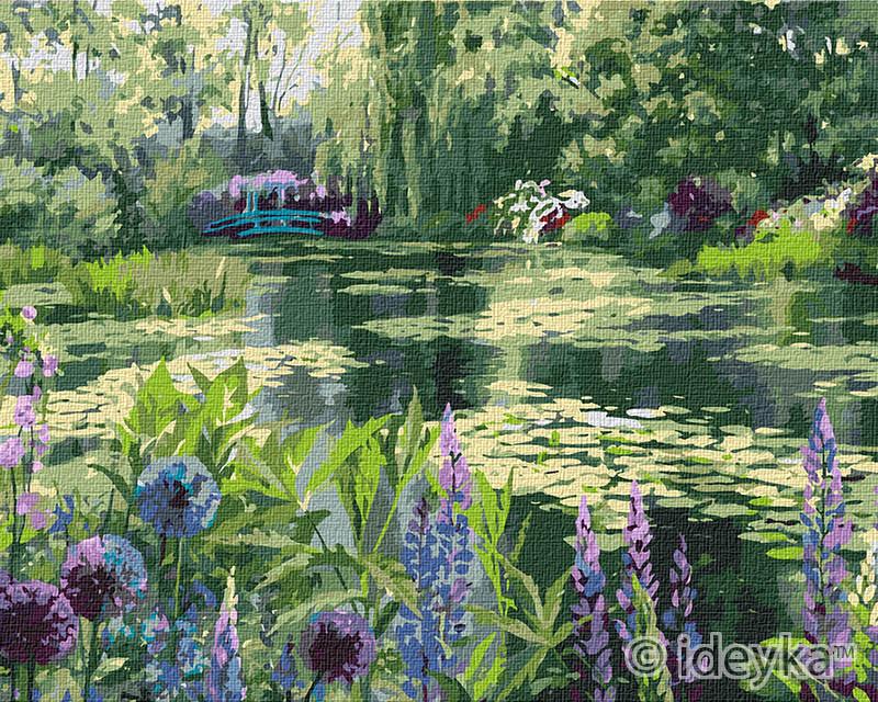 Картина по номерам Сад Моне в Живерне Ira Volkova 40х50 см (КНО2838) - фото 2 Картина по номерам Сад Моне в Живерне Ira Volkova 40х50 см (КНО2838) - фото 2