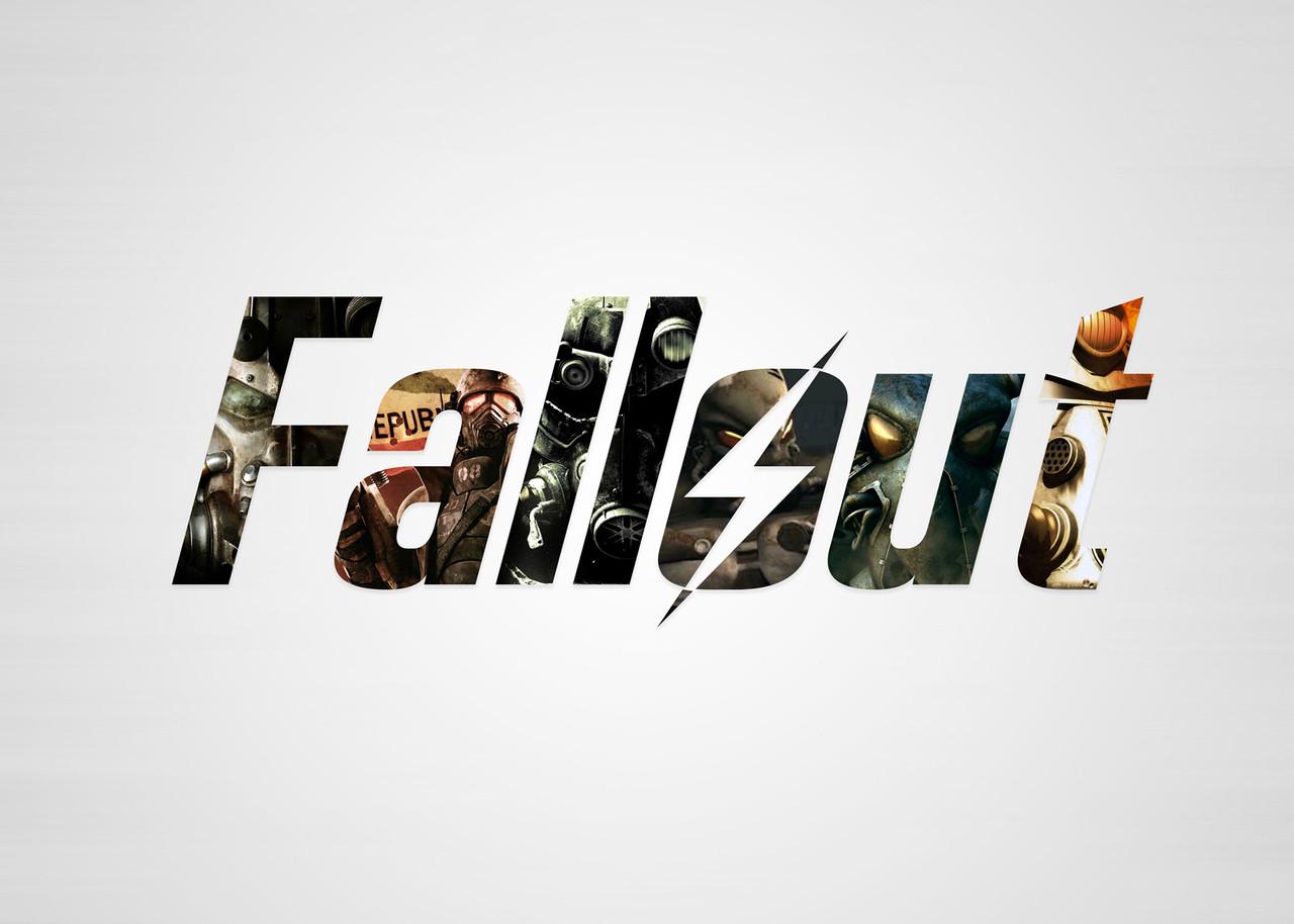 Картина постер Gee! Fallout Фаллаут лого 60х40 см FL 09.038