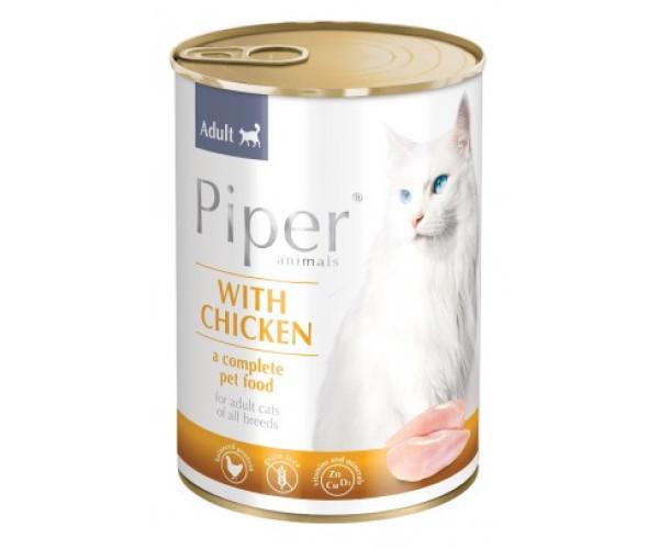 Консервы для котов Dolina Noteci PIPER с курицей 400 г