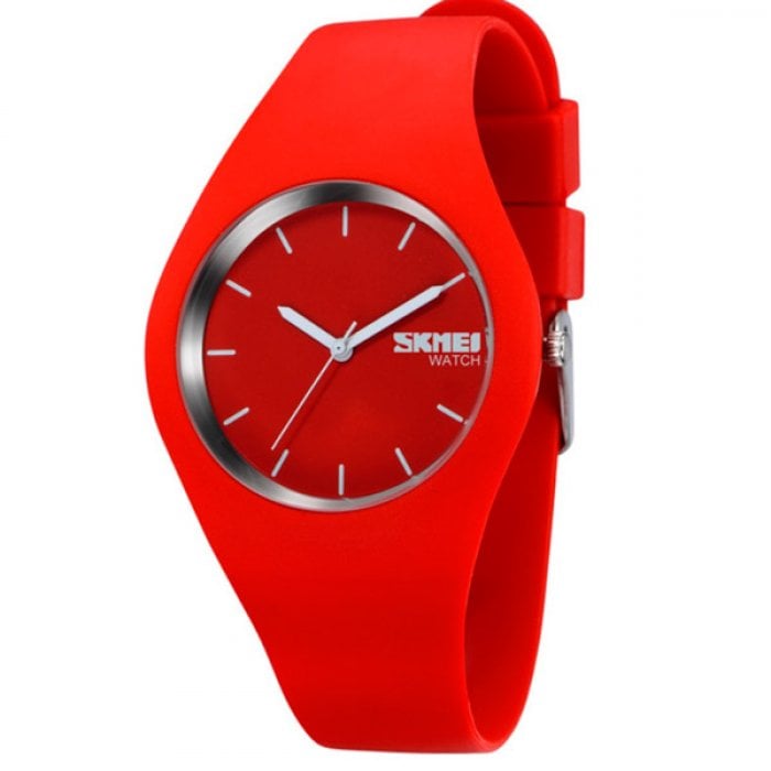 Часы наручные женские Skmei Rubber Red (9068R)