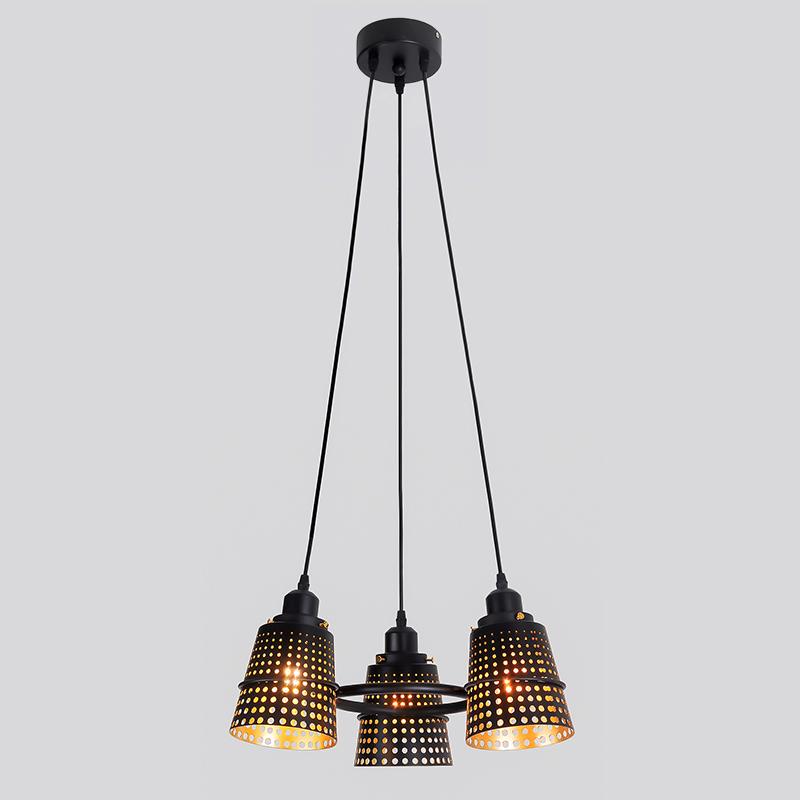Люстра подвесная Light House ES-15428/3 Черный (9144)