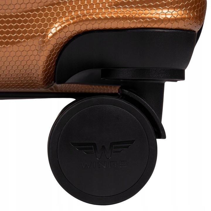 Валіза дорожня Wings PC140 S Чорний (2698696437) - фото 4