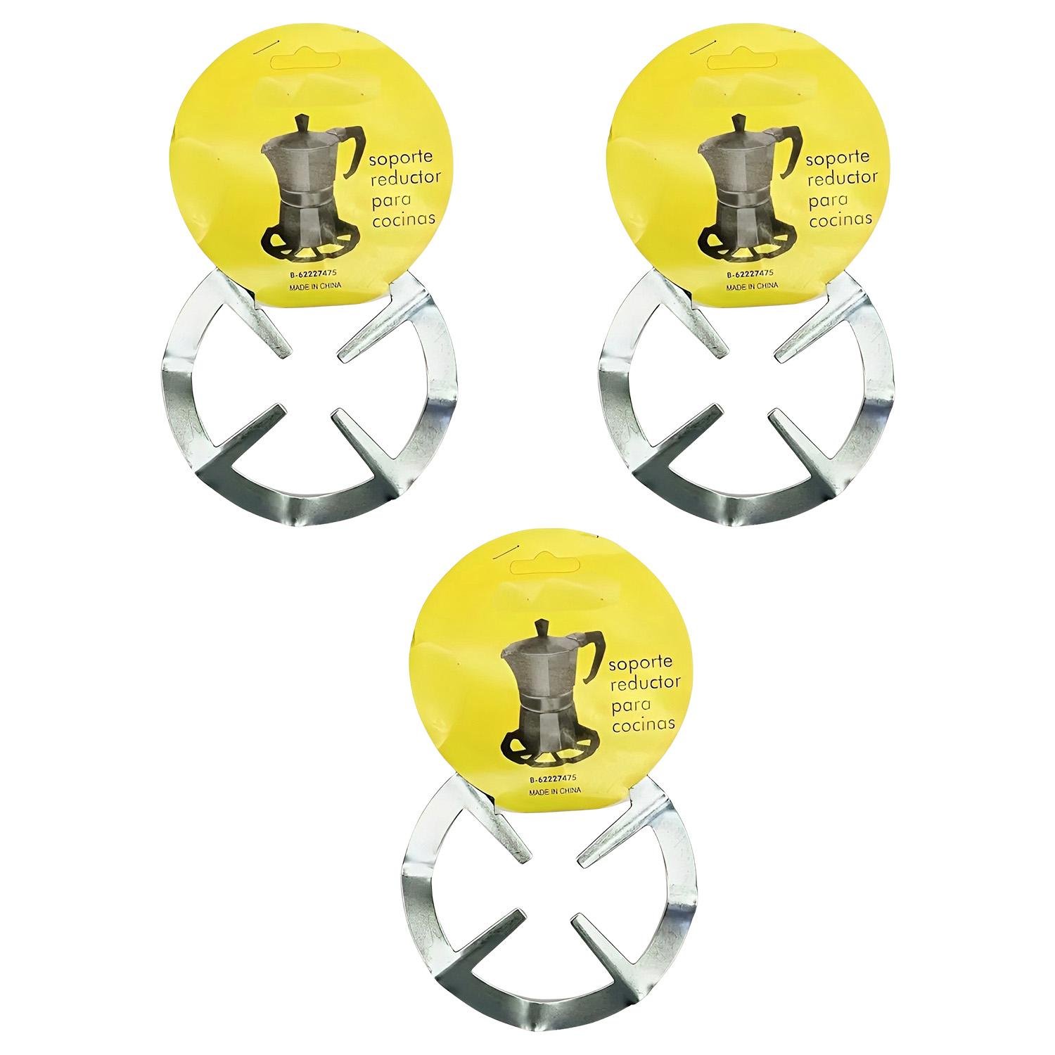 Підставка-кільце на газову плиту для турки/кавника/гейзерної кавоварки 3 шт. (87678)