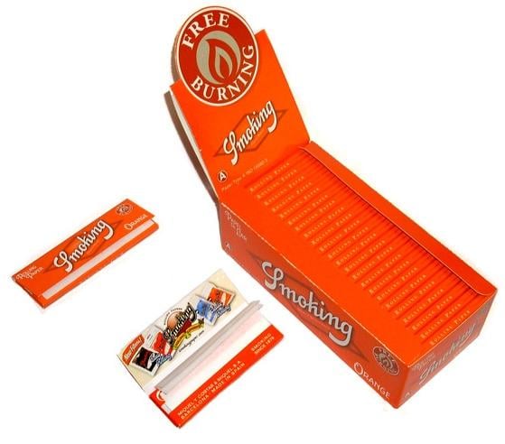 Блок сигаретной бумаги Smoking №8 Orange 50 стиков