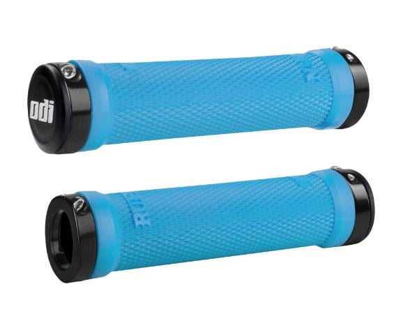 Гріпси ODI Ruffian MTB Lock-On Bonus Pack Bright Blue/Black Clamps (D30RFBU-B)