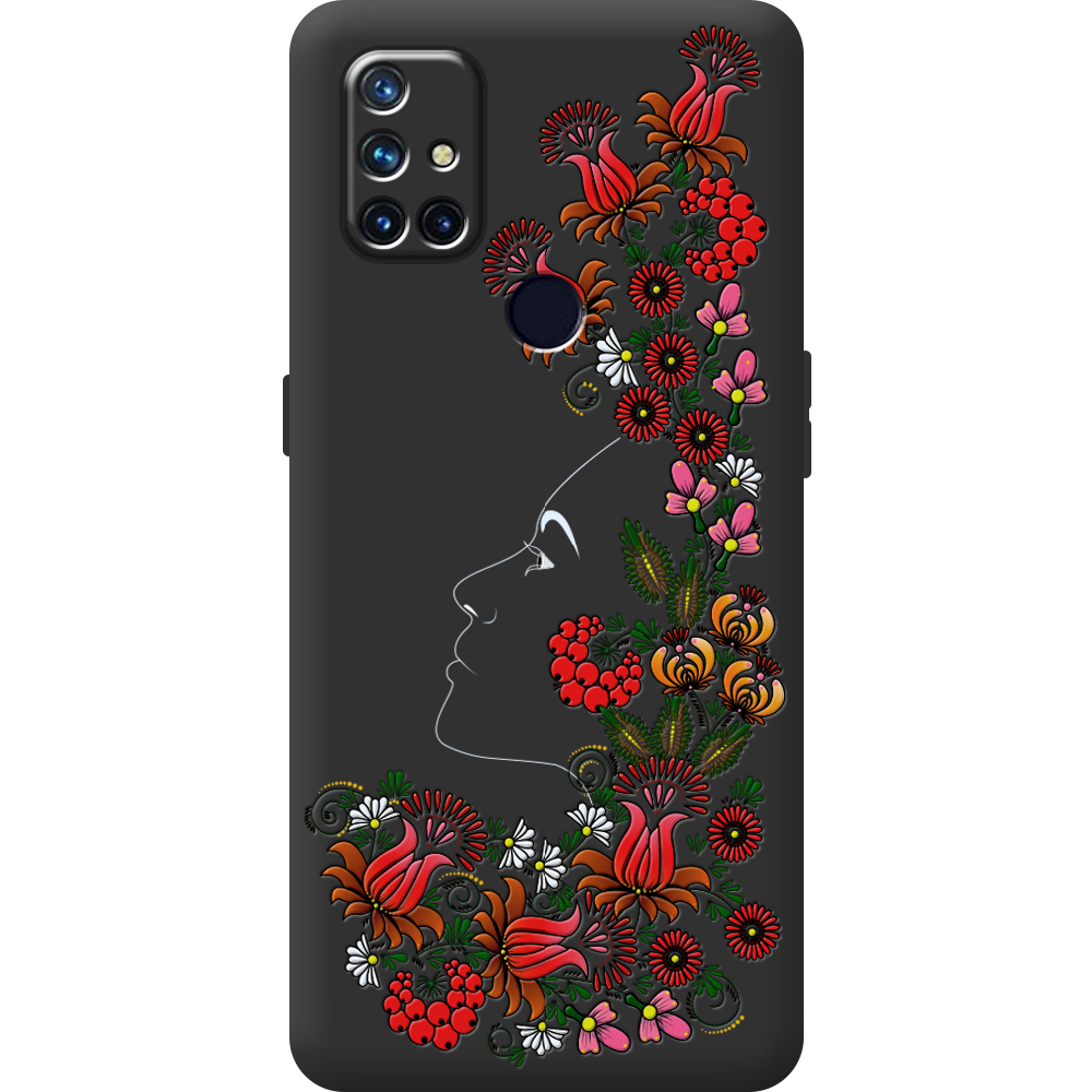 Чохол BoxFace OnePlus Nord N10 3D Ukrainian Muse Чорний силікон (43633-bk64-44515)
