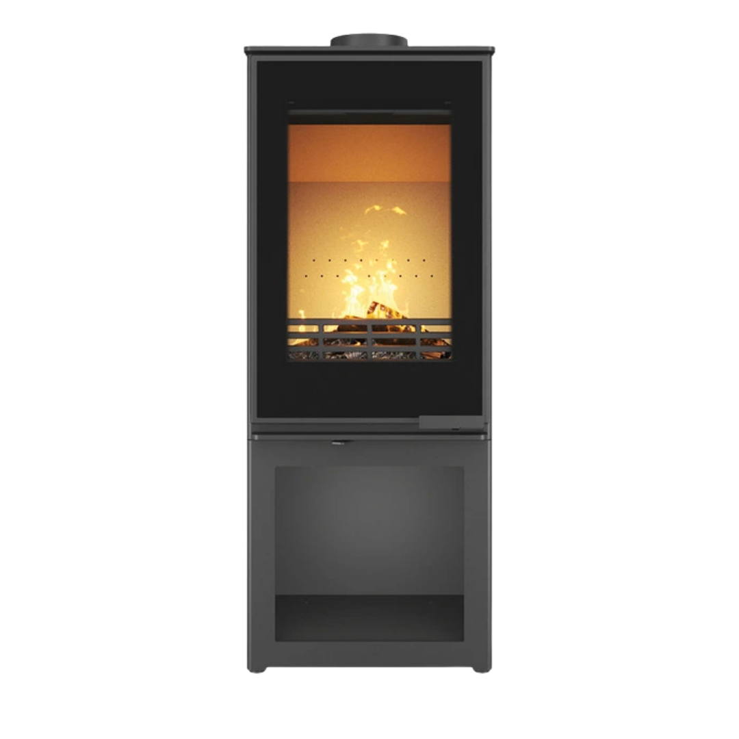 Печь-камин на дровах стальная KAWMET VENUS S16 S-Box Decor 9,5 кВт (WS16-SBox-Decor)