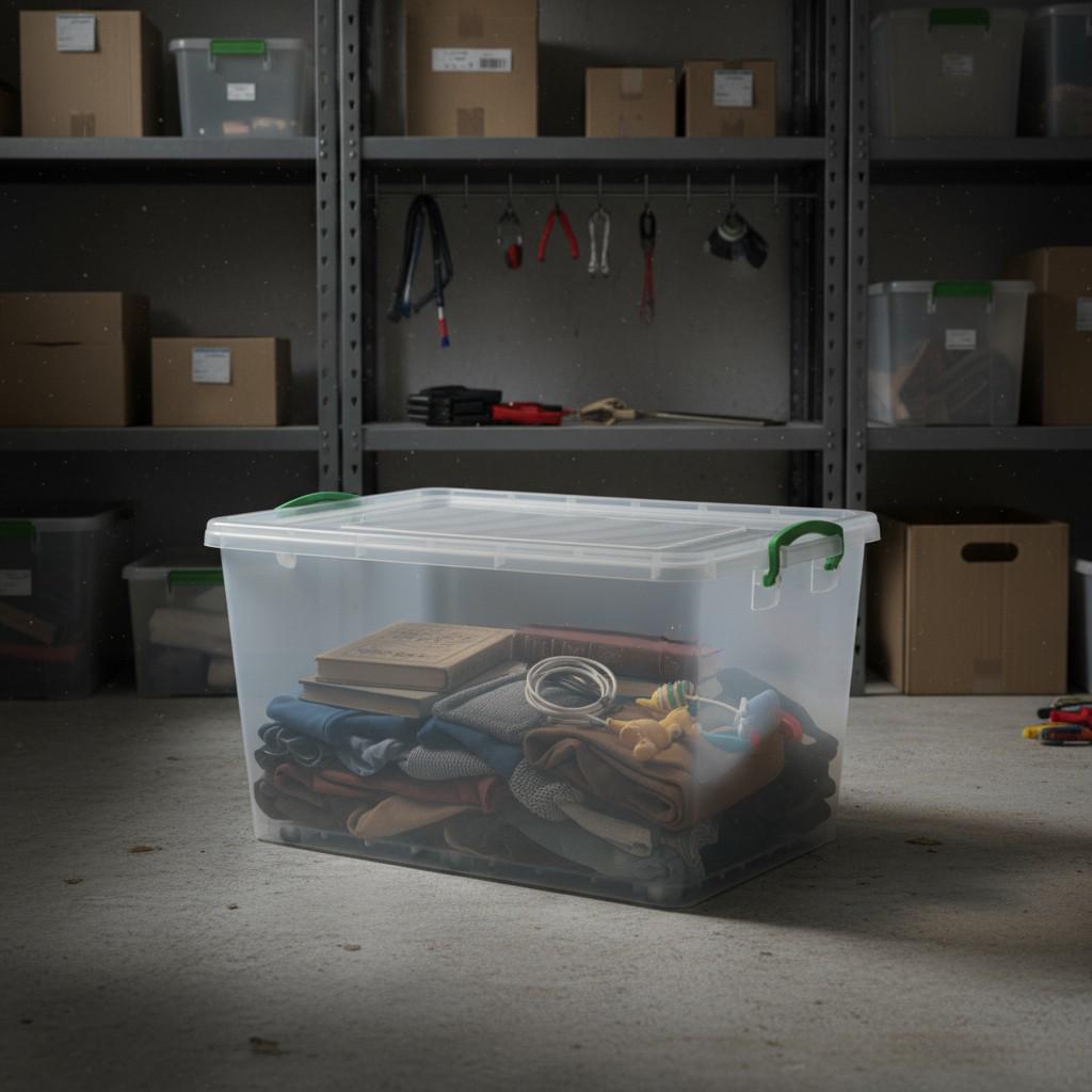 Контейнер на колесах із кришкою 50 л (30291925) - фото 7