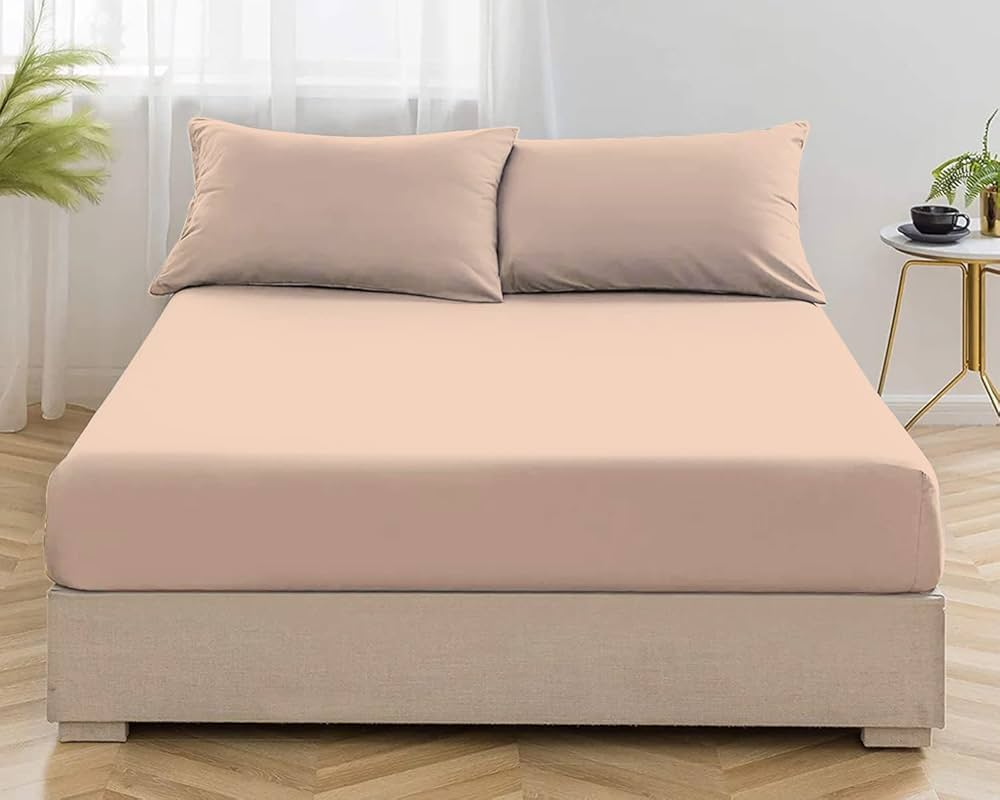 Простынь махровая Anisa с 2 наволочками на резинке из хлопка 220х240 см 180 г/м2 Кремовая (opt-16634) Простынь махровая Anisa с 2 наволочками на резинке из хлопка 220х240 см 180 г/м2 Кремовая (opt-16634)