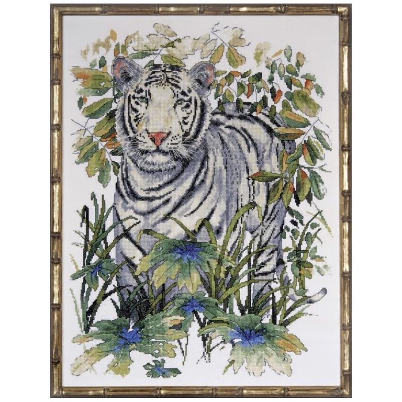 Набор для вышивания крестиком Design Works 2746 White Tiger (19152)